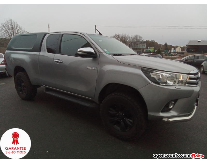 Achat voiture occasion, Auto occasion pas cher | Agence Auto Toyota Hilux XTRA CABINE 2.4 D4D 150 LEGENDE 4X4 Gris Année 2018 Manuelle Diesel